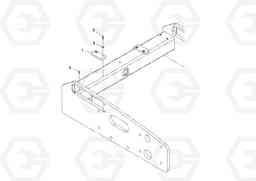 91322 Front frame Assembly SD70D/SD70F/SD77DX/SD77F S/N 197387-, Volvo Construction Equipment