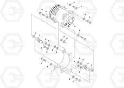 87255 Compressor Assembly SD70D/SD70F/SD77DX/SD77F S/N 197387-, Volvo Construction Equipment