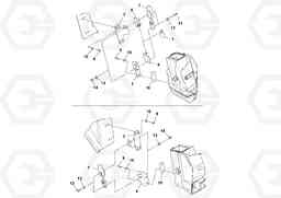 78037 Cab/hood Draw Latch Installation SD70D/SD70F/SD77DX/SD77F S/N 197387-, Volvo Construction Equipment