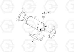 50436 Drier/binary Bracket SD77DA S/N 197788-, Volvo Construction Equipment