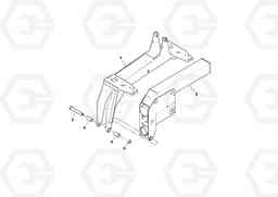 58482 Saddle Support Sub Assembly OMNI IIIA, Volvo Construction Equipment