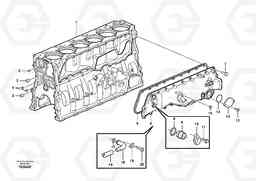 25858 Cylinder block A30E, Volvo Construction Equipment