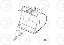 84148 Bucket ATTACHMENTS ATT. COMPACT EXCAVATORS BUCKET&HAMMER, Volvo Construction Equipment