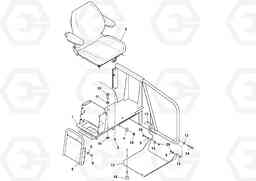 37488 Seat Assembly PF6110 S/N 197474 -, Volvo Construction Equipment
