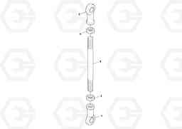 87225 Track Rod Assembly PF6160/PF6170, Volvo Construction Equipment