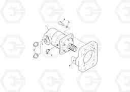 58273 Conveyor Motor Assembly PF6110 S/N 197474 -, Volvo Construction Equipment