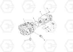 51764 Propulsion/Auger Pump Assembly PF6110 S/N 197474 -, Volvo Construction Equipment