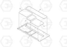 87206 Deck Door Assembly PF6160/PF6170, Volvo Construction Equipment
