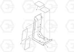97890 Fixed Hood Assembly PF6160/PF6170, Volvo Construction Equipment