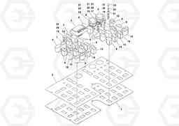 100283 Wheel Panel sub-assembly PF6160/PF6170, Volvo Construction Equipment