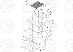 58463 Auxiliary Hydraulic Cooler Assembly PF6110 S/N 197474 -, Volvo Construction Equipment