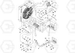 46668 Hydraulic Cooler Installation PF6110 S/N 197474 -, Volvo Construction Equipment