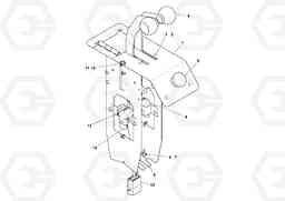 56570 Lever Assembly, Dual Master PF6110 S/N 197474 -, Volvo Construction Equipment