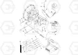 78183 Hydraulic Pressure check connection Installation SD45D/SD45F S/N 197409 -, Volvo Construction Equipment