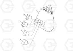 43553 Right  Panel  Aseembly SD45D/SD45F S/N 197409 -, Volvo Construction Equipment