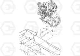 49720 Remote  Oil  Drain  Assembly SD45D/SD45F S/N 197409 -, Volvo Construction Equipment