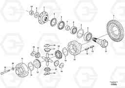 52073 Front axle, Differential EW140C, Volvo Construction Equipment