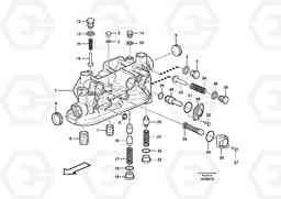 10666 Oil filter housing G900 MODELS S/N 39300 -, Volvo Construction Equipment