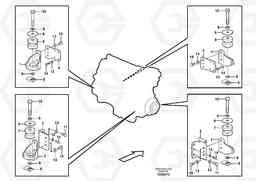 42286 Engine mount EW180C, Volvo Construction Equipment