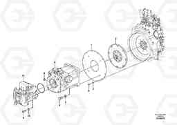 45901 Pump gearbox with assembling parts EW230C, Volvo Construction Equipment