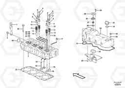 65028 Cylinder head MC70B S/N 71000 -, Volvo Construction Equipment