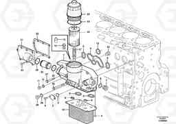 48442 Oil cooler EC210B, Volvo Construction Equipment