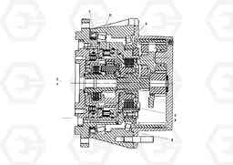 47487 Traction Drive Planetary Assembly PF161 S/N 197506 -, Volvo Construction Equipment