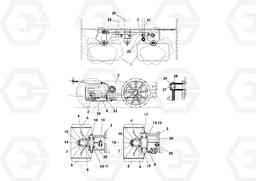 67923 Bogie Steering Arrangement PF161 S/N 197506 -, Volvo Construction Equipment
