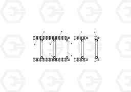 74278 Conveyor Roller Chain Assembly PF161 S/N 197506 -, Volvo Construction Equipment