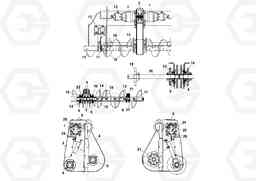 68456 Auger/conveyor Drive Assembly PF161 S/N 197506 -, Volvo Construction Equipment