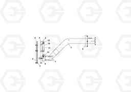 67541 Side Arm and Screed Support Arrangement PF161 S/N 197506 -, Volvo Construction Equipment