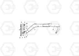 70521 Side Arm and Screed Support Arrangement PF161 S/N 197506 -, Volvo Construction Equipment