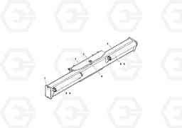 67891 Oscillating Push Roller Assembly PF161 S/N 197506 -, Volvo Construction Equipment