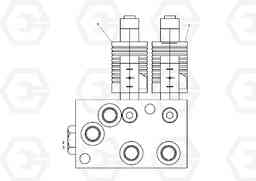 70920 Optional Truck Hitch Control Valve PF161 S/N 197506 -, Volvo Construction Equipment