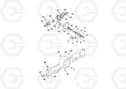 59342 Rear Axle Assembly RW195D S/N 197517-, Volvo Construction Equipment