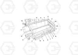 85169 Hopper Assembly and Push Rollers RW195D S/N 197517-, Volvo Construction Equipment