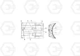 52672 Extendible Strike-off Section RW195D S/N 197517-, Volvo Construction Equipment
