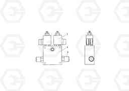 56966 Broom Lift Valve Assembly RW195D S/N 197517-, Volvo Construction Equipment