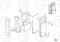 86049 Stop block for wheel L50F, Volvo Construction Equipment