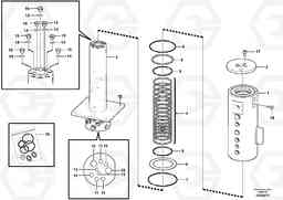 80564 Turning joint EW230C, Volvo Construction Equipment