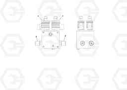 50101 Hydraulic Screed Extension Control Valve 3/6 HSE, Volvo Construction Equipment