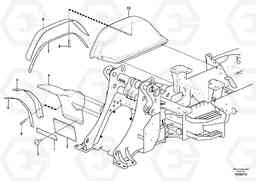 12474 Mudflap L50F, Volvo Construction Equipment