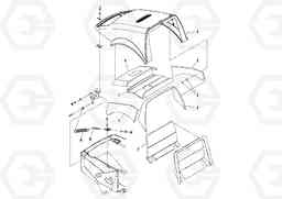 92381 Sound Kit Without Air Pre-cleaner Installation SD160DX/SD190/SD200 S/N 197386 -, Volvo Construction Equipment