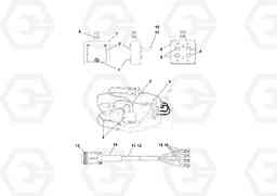 85676 Switch Box Assembly AGS 7.5 ATT. BLAW KONTROL II PF161, PF2181, PF4410, Volvo Construction Equipment