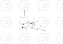 91441 Grade Sensor Mounting Arrangement Ii AGS 7.5 ATT. BLAW KONTROL II PF161, PF2181, PF4410, Volvo Construction Equipment