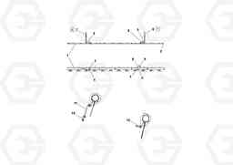 85342 Floating Beam Arrangement AGS 7.5 ATT. BLAW KONTROL II PF161, PF2181, PF4410, Volvo Construction Equipment