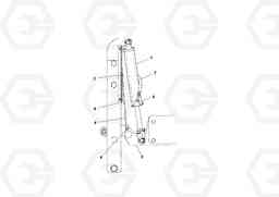 88596 Side Arm Cylinder Kit AGS 7.5 ATT. BLAW KONTROL II PF161, PF2181, PF4410, Volvo Construction Equipment