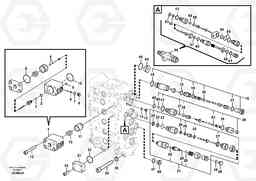 67122 Main control valve ECR305C, Volvo Construction Equipment