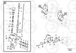 67123 Working hydraulic, boom rupture valve mount ECR305C, Volvo Construction Equipment