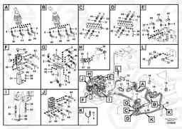 105755 Servo system, control valve to remote control valve ECR305C, Volvo Construction Equipment
